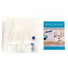 Вакуумные пакеты Wartmann закрывающиеся  25 х 35 см,  20 штук