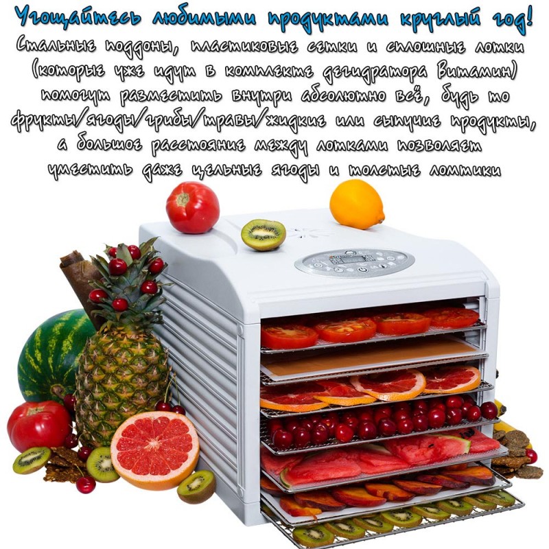 Дегидратор для фруктов и овощей Ozon